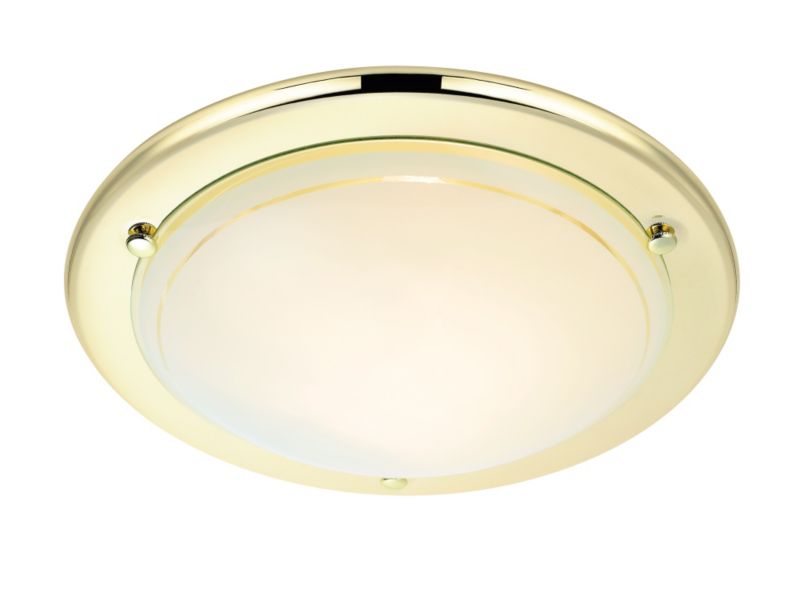 Colours by BandQ Lulea Ceiling Light Brass Effect