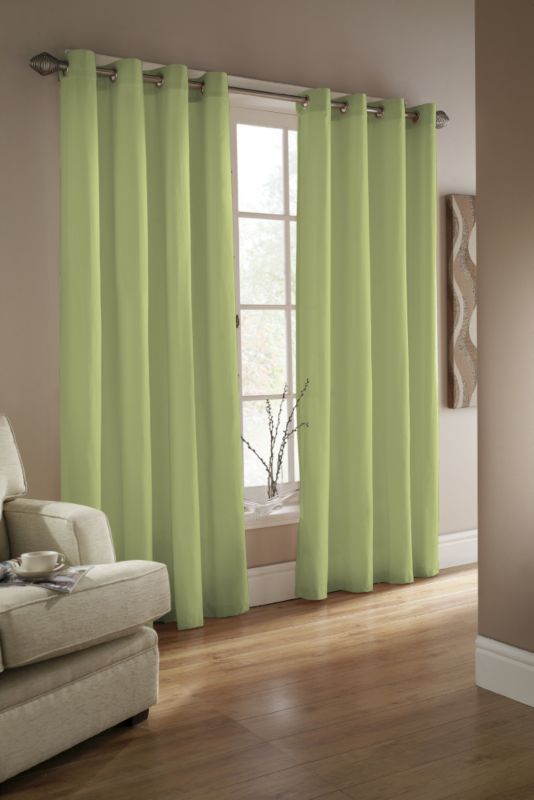 Baker Cotton Curtain Sage (W)116 x (L)137cm