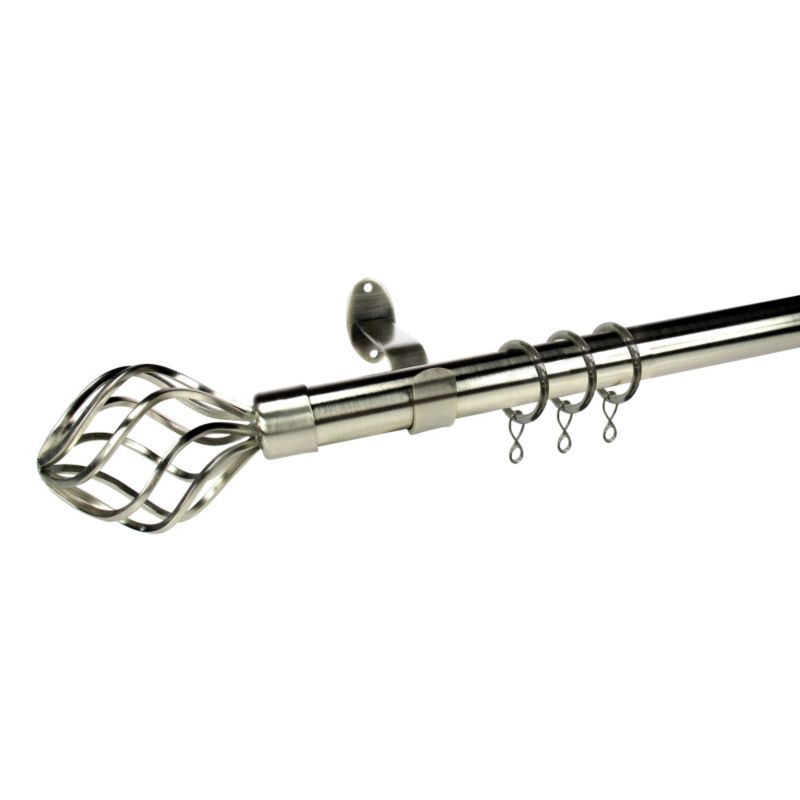 120-210cm Manoir Stainless Steel Cage Curtain Pole