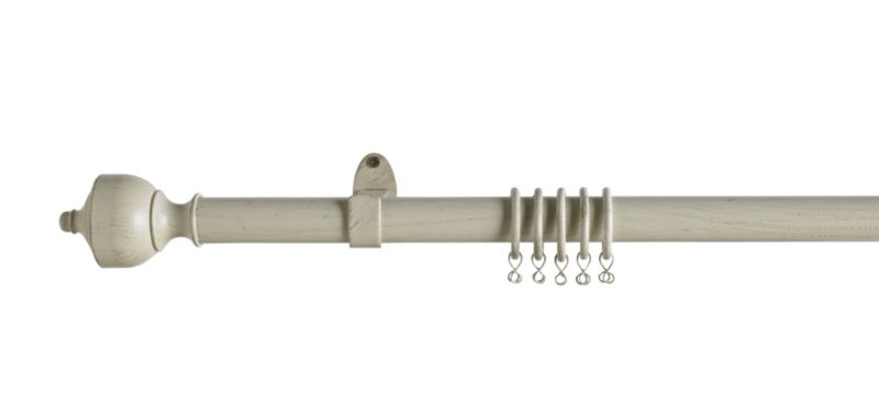 Colours 120-210cm Gael Classic Urn Cream Gold Curtain Pole