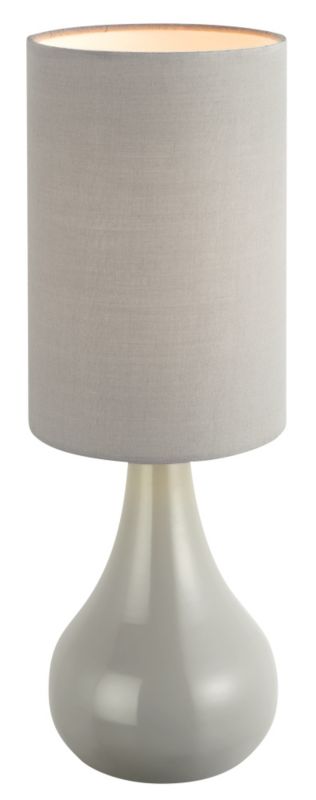 Ariel Taupe Touch Lamp