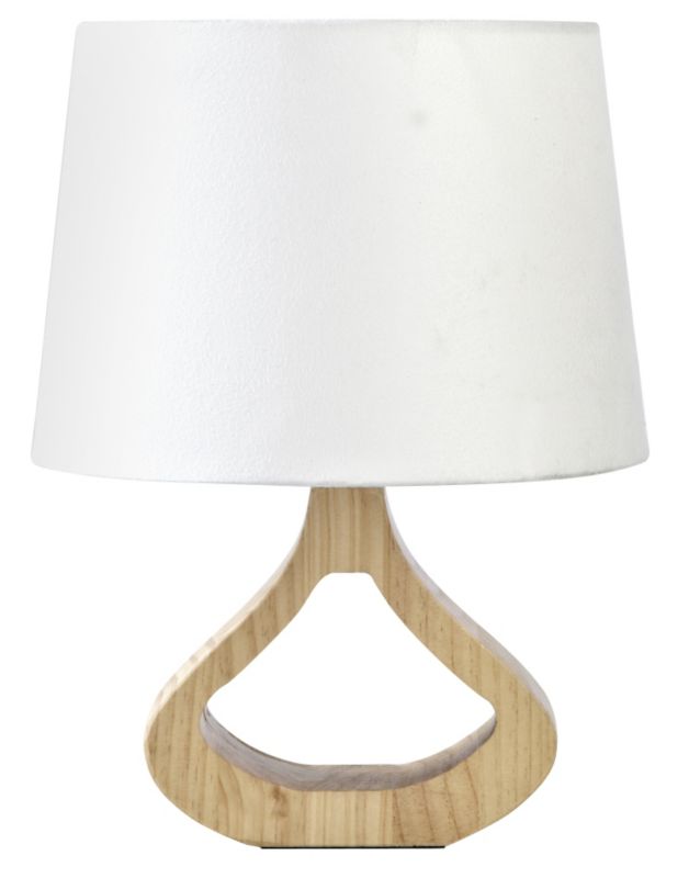 Colours by BandQ Noorland Wooden Base Table Lamp