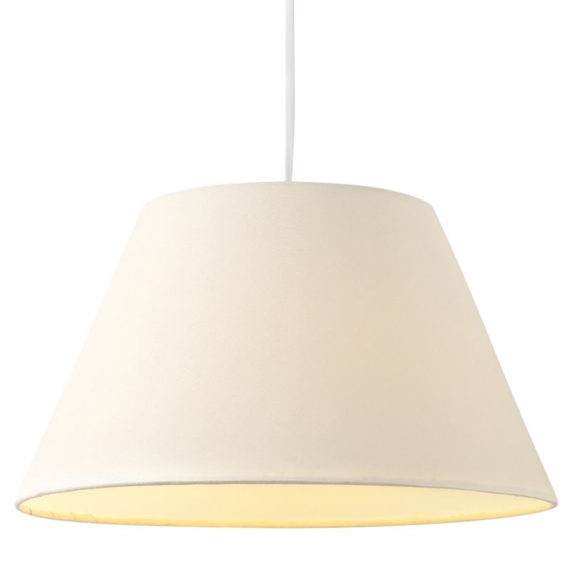 Colours by B&Q Eos Small Tapered Drum Shade Cream