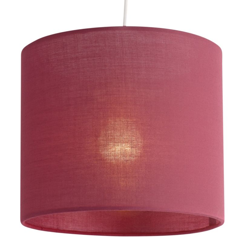 Haymarket Fuchsia Cylinder Light Shade