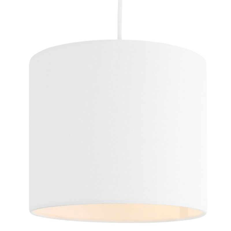 Haymarket White Cylinder Light Shade