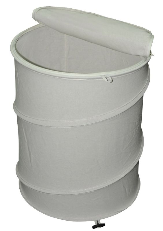 Pop Up Canvas Laundry Bin Cream