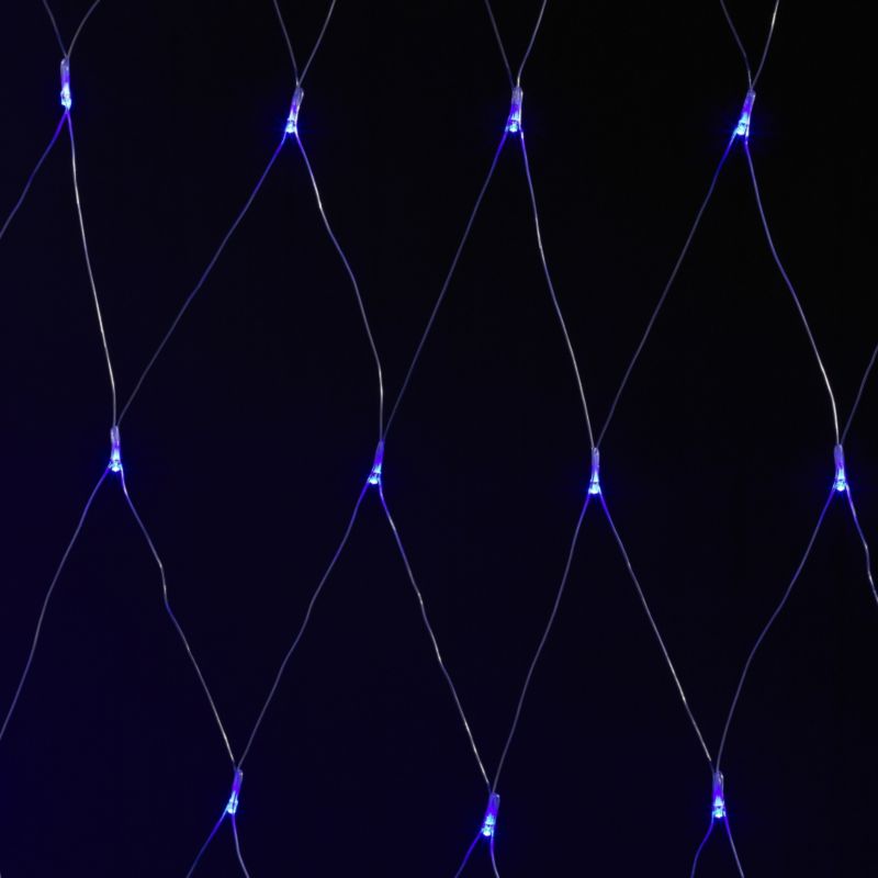 150 Multi Function Blue Curtain Lights