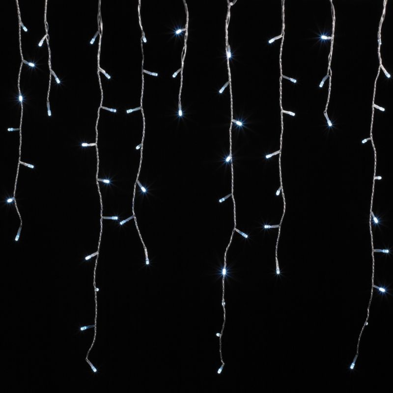300 Multi Function White Icicle Lights