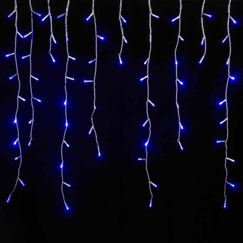 300 Multi Function Blue Icicle Lights