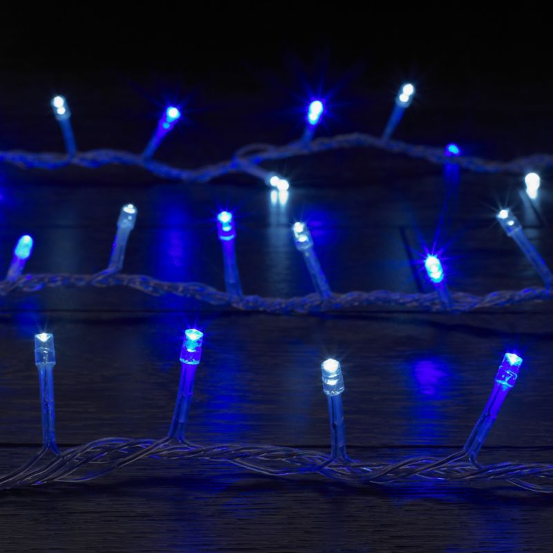 120 Multi Function Blue amp White LED Lights