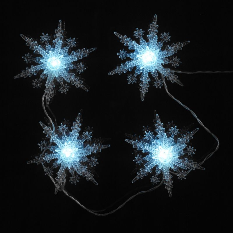8 Window Snowflake Lights