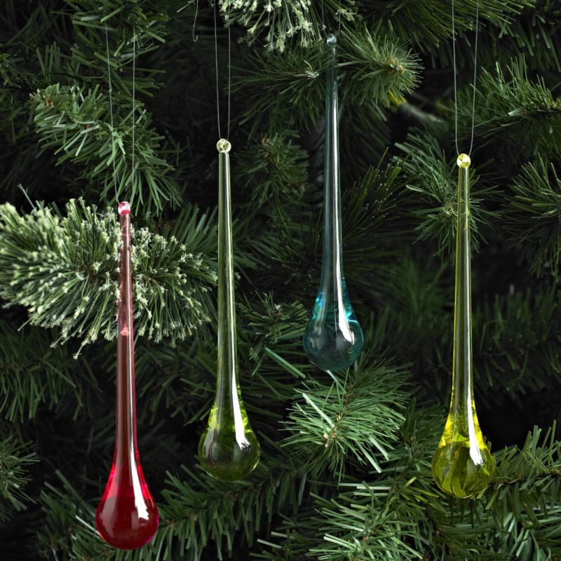 Acrylic Droplet Decoration 4 Pack