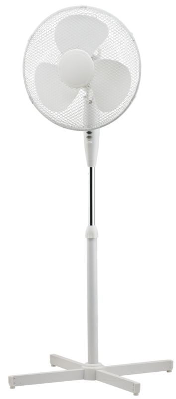 BandQ 16quot White Pedestal Fan