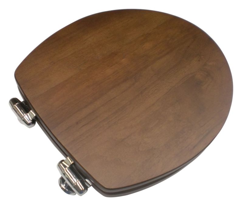 Cooke & Lewis Spa Soft Close Toilet Seat Walnut