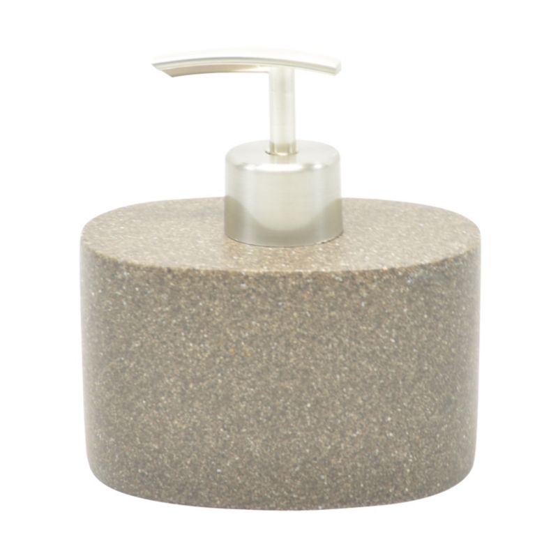 Cooke and Lewis Stone Effect Soap Dispenser Brown