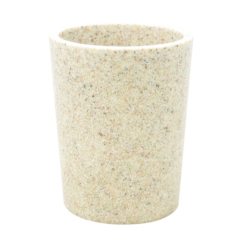 Cooke and Lewis Stone Effect Toothbrush Holder Beige