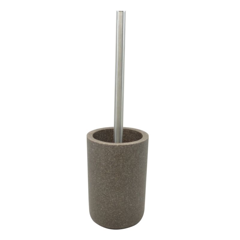 Cooke & Lewis Tone Effect Toilet Brush Holder Brown