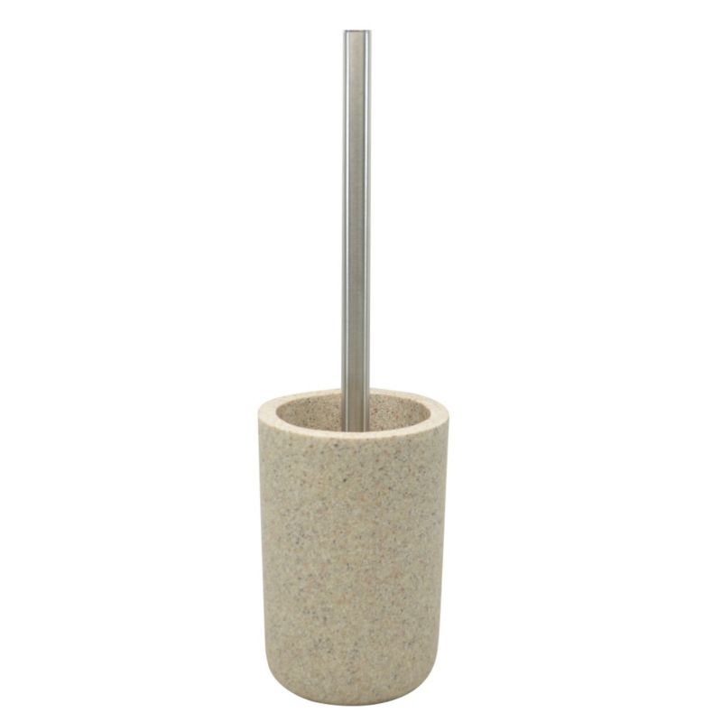 Cooke & Lewis Tone Effect Toilet Brush Holder Beige