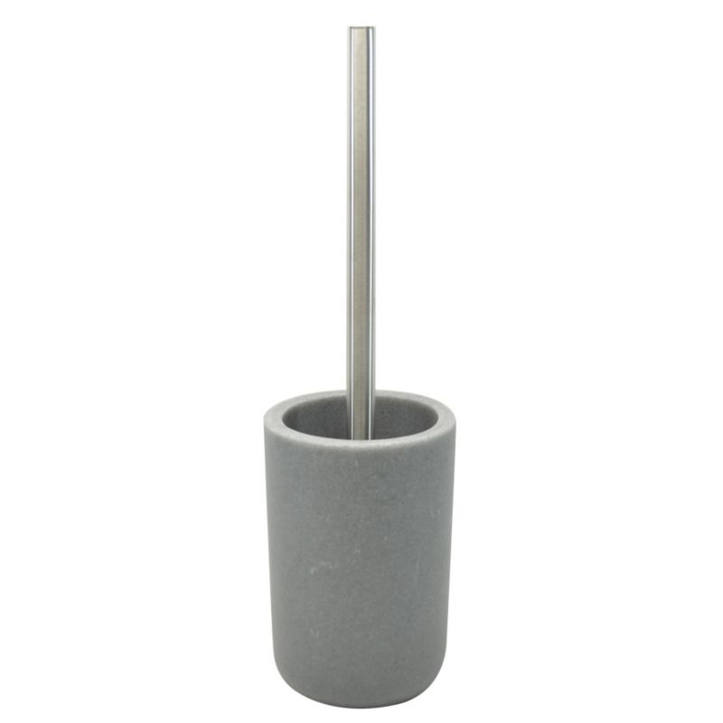 Cooke & Lewis Stone Effect Toilet Brush Holder Grey