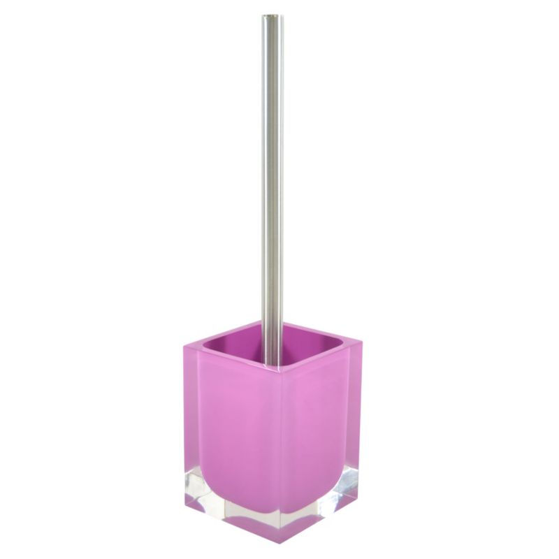 Cooke and Lewis Block Toilet Brush Holder Pink