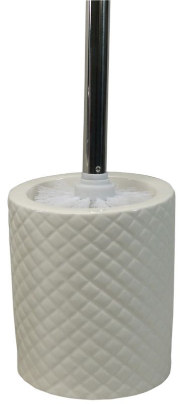 Cooke and Lewis Roselin Toilet Brush Holder White