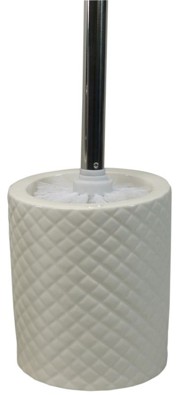 Cooke & Lewis Roselin Toilet Brush Holder White