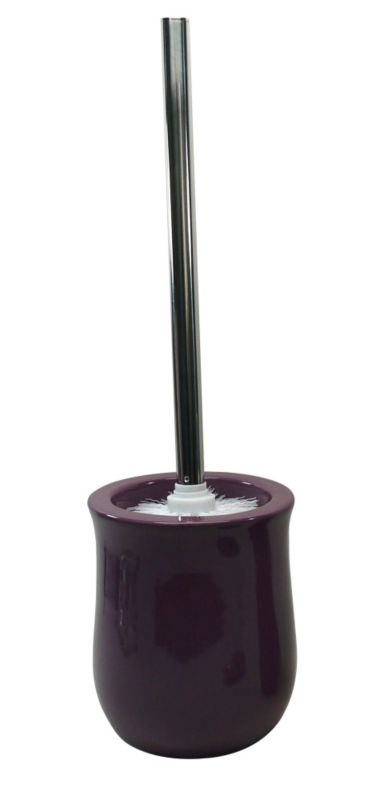 Cooke & Lewis Cassican Ceramic Toilet Brush Holder Purple