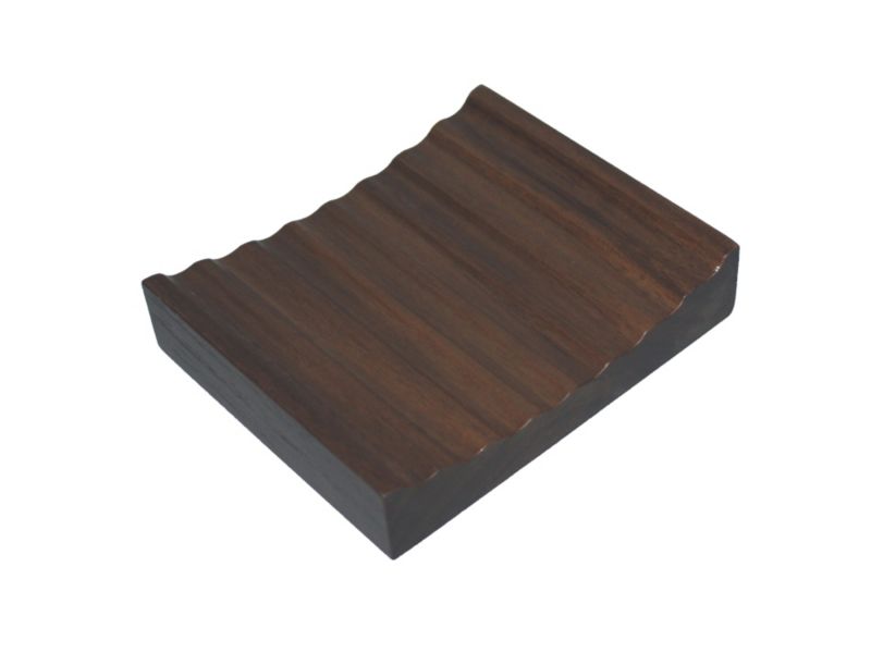 Cooke and Lewis Spa Solid Walnut Soap Dish
