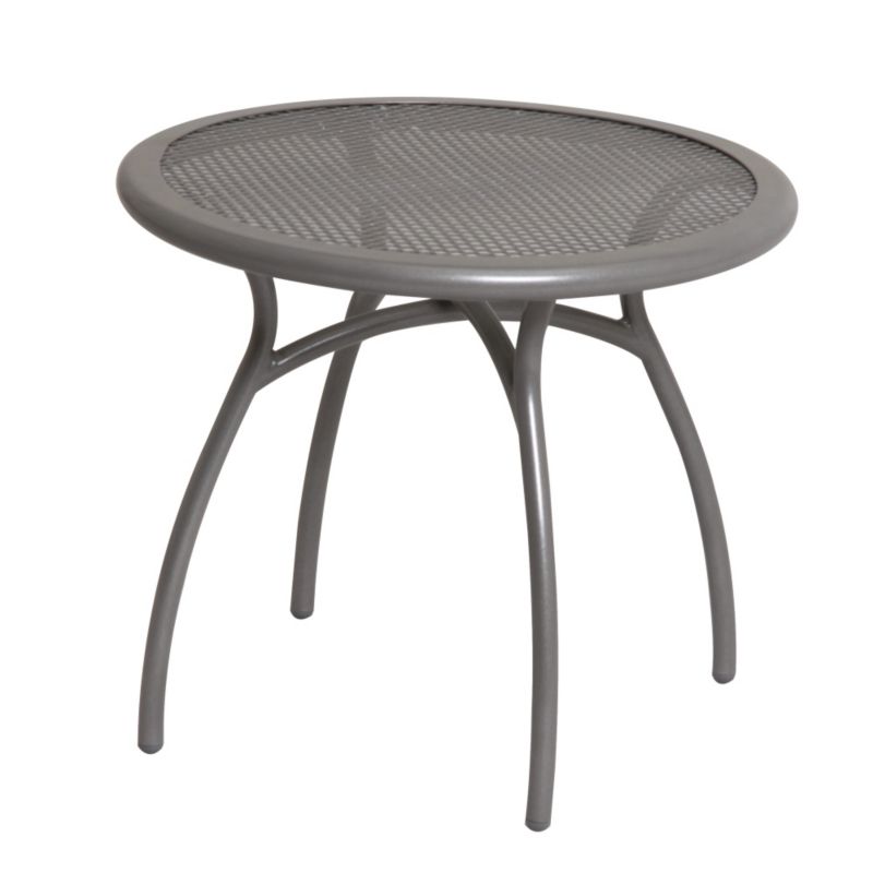 Metal Side Table, Dark Grey