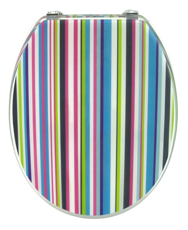 Cooke and Lewis Stripe Toilet Seat