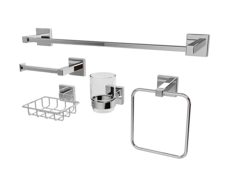 Cooke and Lewis Intuition 5 Piece Bathroom Accessory Set