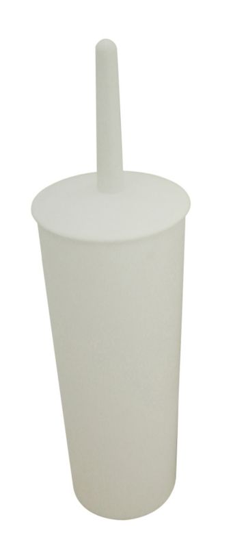 B&Q Plastic Toilet Brush Holder White