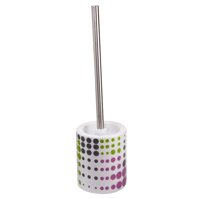 Cooke & Lewis Spot Ceramic Toilet Brush Holder Multi