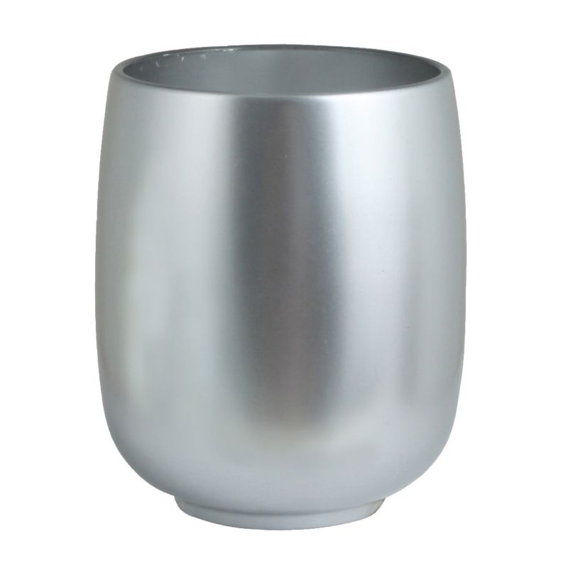 Cooke and Lewis Acrylic Toothbrush Holder Silver Effect