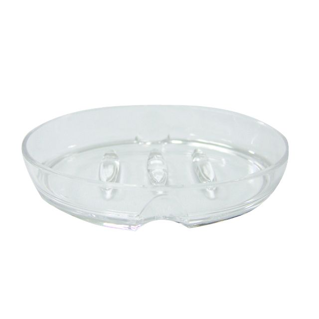 Cooke and Lewis Acrylic Soap Dish Clear