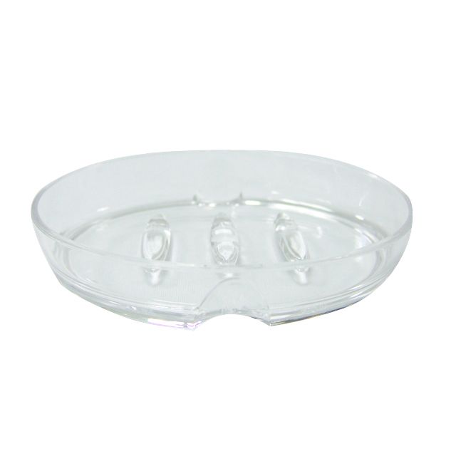 Cooke and Lewis Acrylic Soap Dish Clear