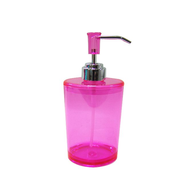 Cooke and Lewis Acrylic Soap Dispenser Pink