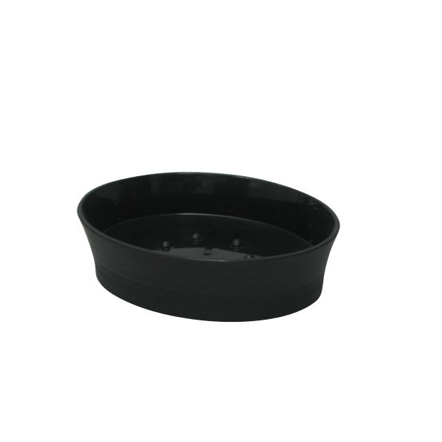 Cooke and Lewis Lora Soap Dish Black