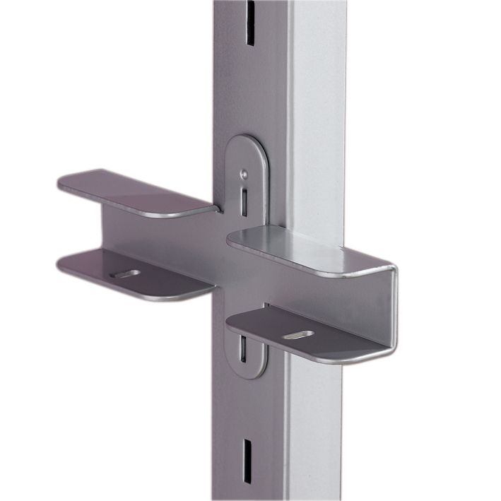 imiddotspace Aura Silver Effect Shelf Brackets 2 pack