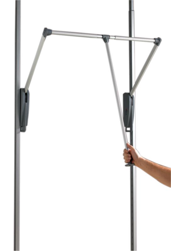 Pull Down Hanger Rail Silver Effect