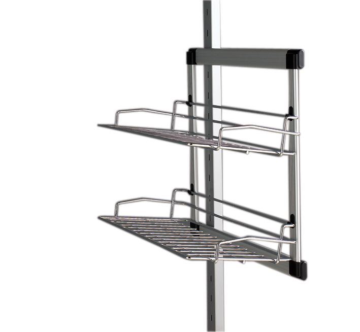 Sliding Shoe Rack Silver Effect