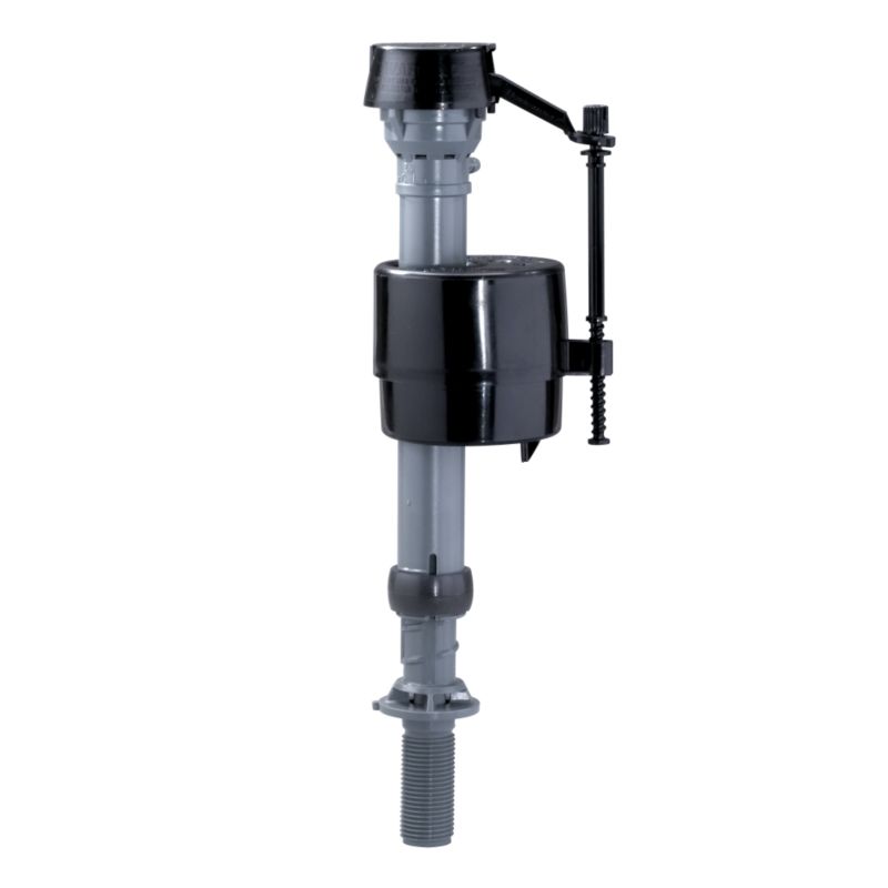 Fluidmaster Toilet Cistern Bottom Entry Float Valve 400UK074 Black Grey Adjustable 9 14 inches
