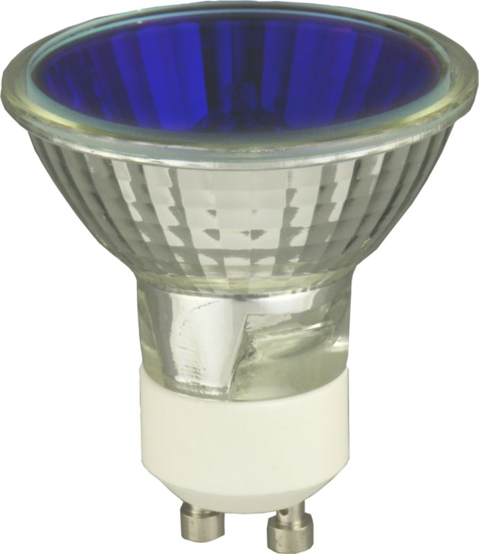 GE Halogen Coloured Lightbulb 12975 Blue 1 Pack 50w