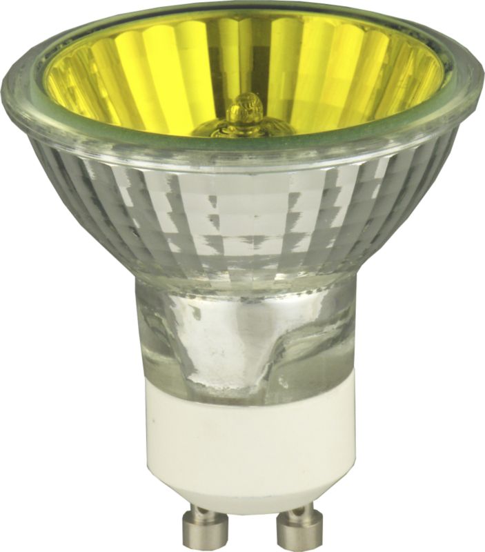 GE Halogen Coloured Lightbulb 12977 Yellow 1 Pack 50w