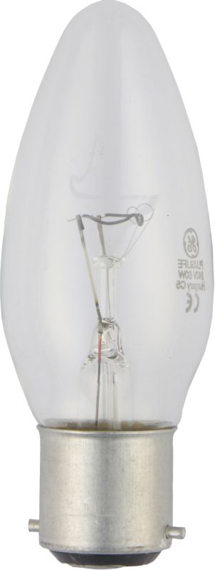 GE Classic Clear Lightbulb 17088 Clear 4 Pack 25w