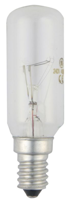 GE Cookerhood Bulb 17640 Clear 2 Pack 40w