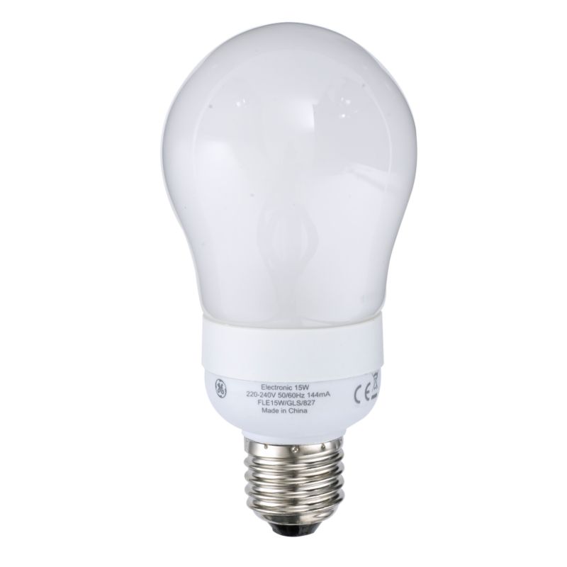 GE Low Energy GLS Bulb 15W ES Pack Of 1