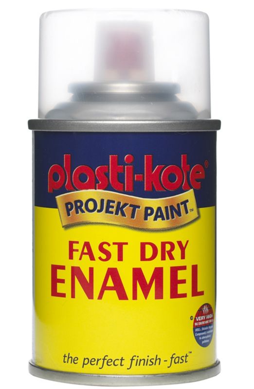 Plasti kote Fast Dry Enamel Aerosol Clear 100ml