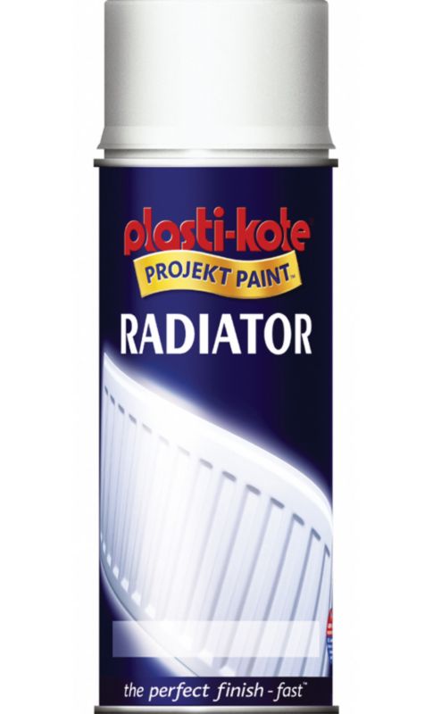 Plasti kote Radiator Spray Satin White 400ml