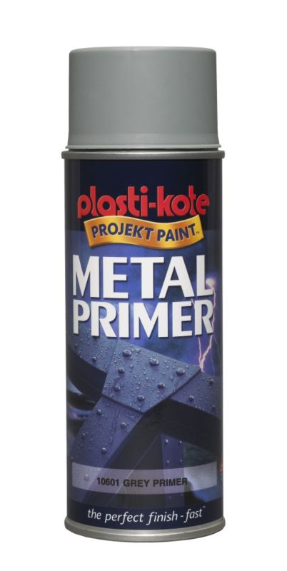 Plasti kote Metal Primer Spray Grey 400ml